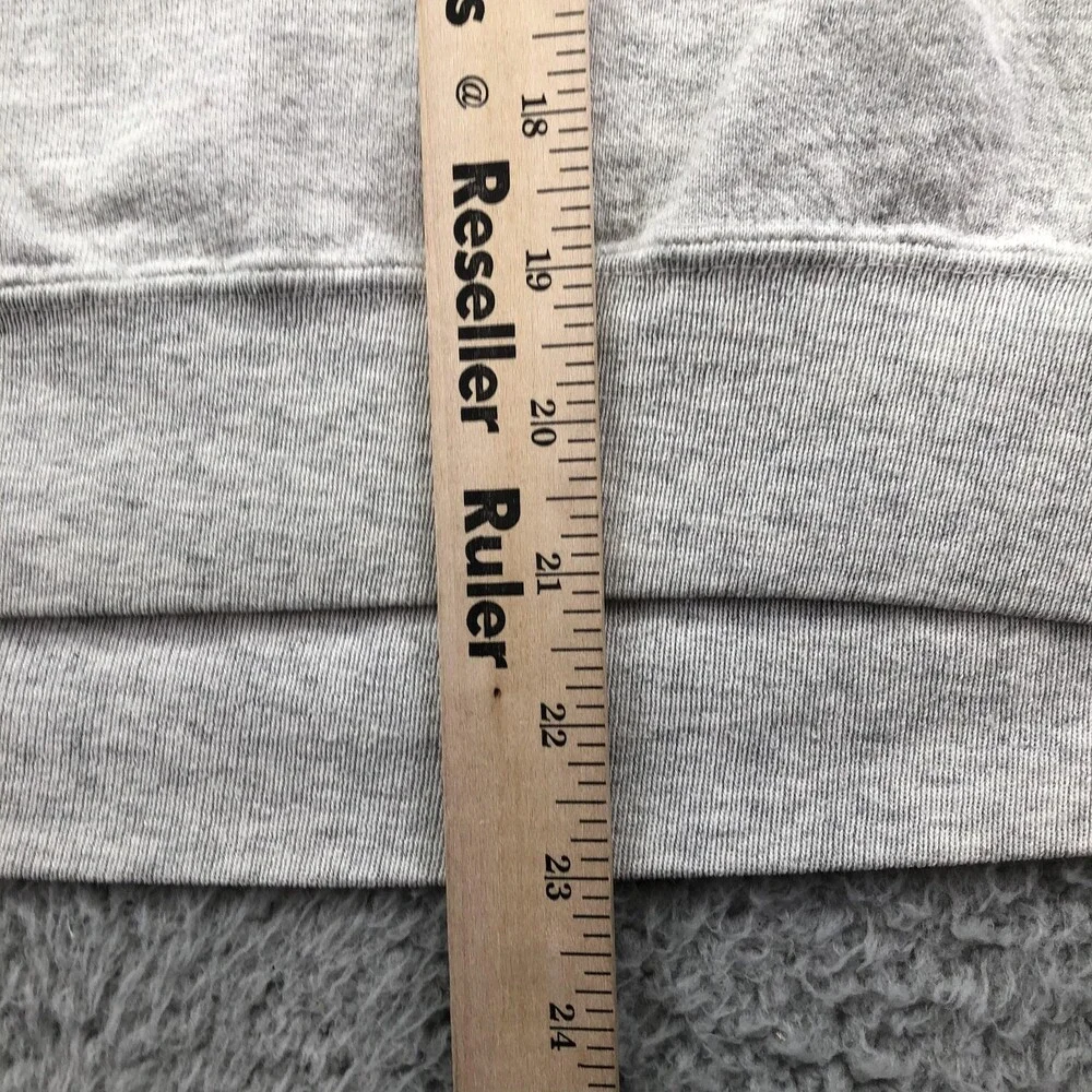 Vintage Religious Sweatshirt Mens Large Gray Crewneck Today He Forgives Cross
